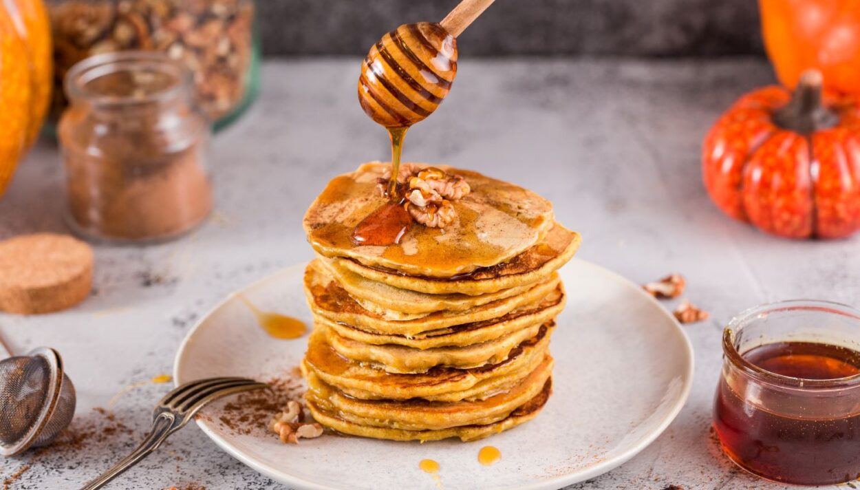 1. Pancakes majonezowo-dyniowe