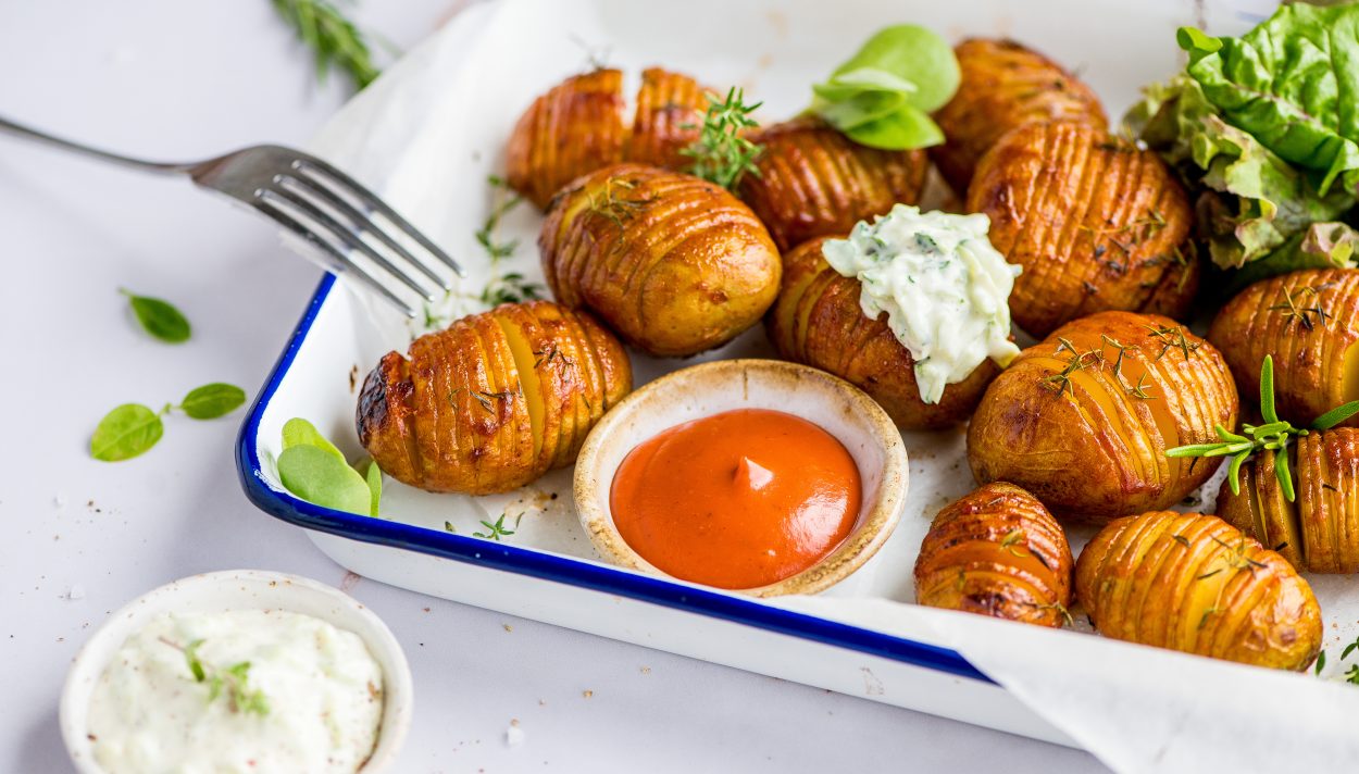 Ziemniaki hasselback 